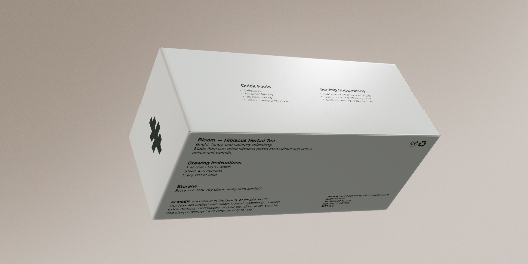 Meer packaging angle B